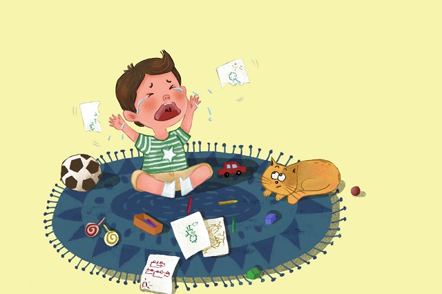 孩子老爱发脾气怎么办?做好三点,教孩子调控情绪