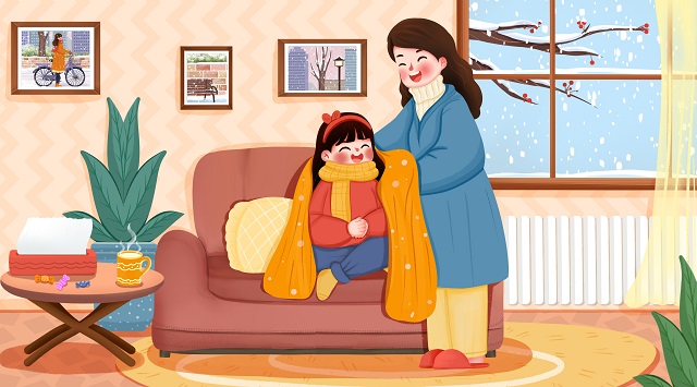 摄图网_402029053_母亲给孩子盖被子插画（企业商用）.jpg