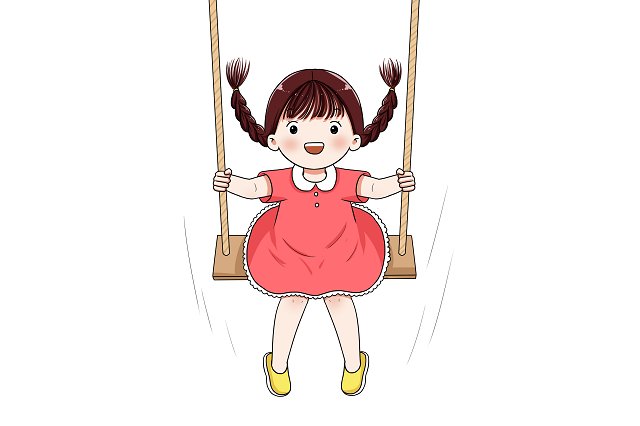 摄图网_401733658_荡秋千的小女孩（企业商用）.png